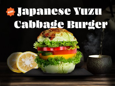 Feature image of the Healthy Japanese burger recipe